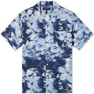 Rag & Bone Avery Floral Shirt Blue XS